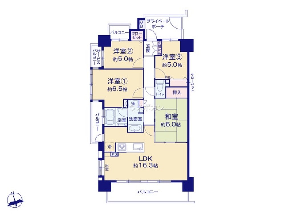 ファミリアーレ千音寺 画像5
