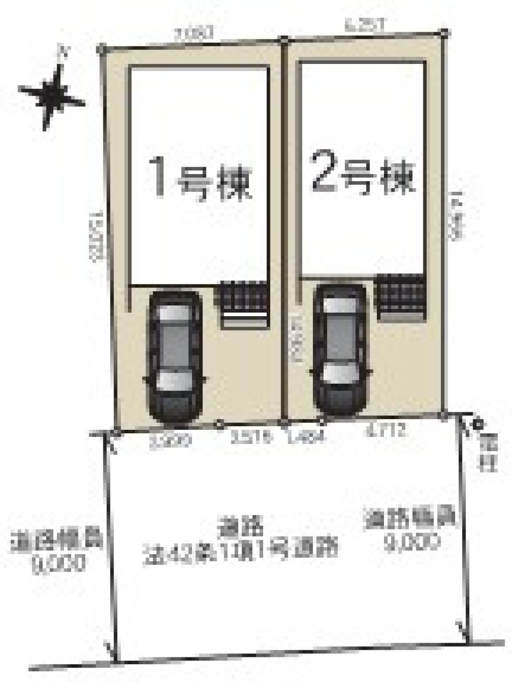 南道路・日当り良好！