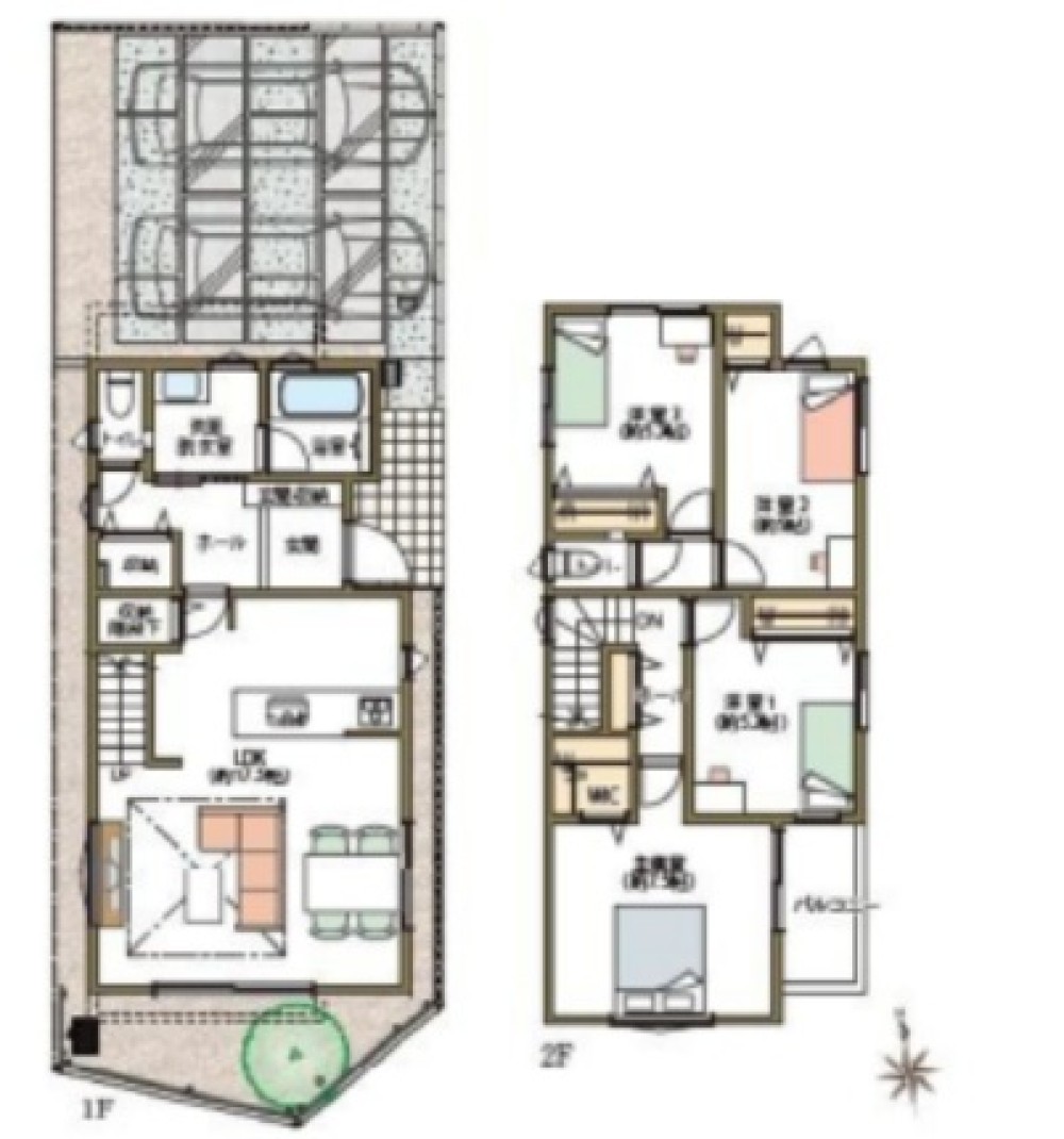 長久手市城屋敷　全4棟　2号棟 画像2
