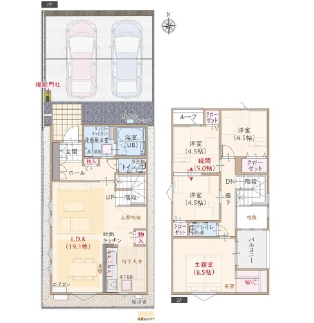 一宮市音羽　全4棟　T1 画像2