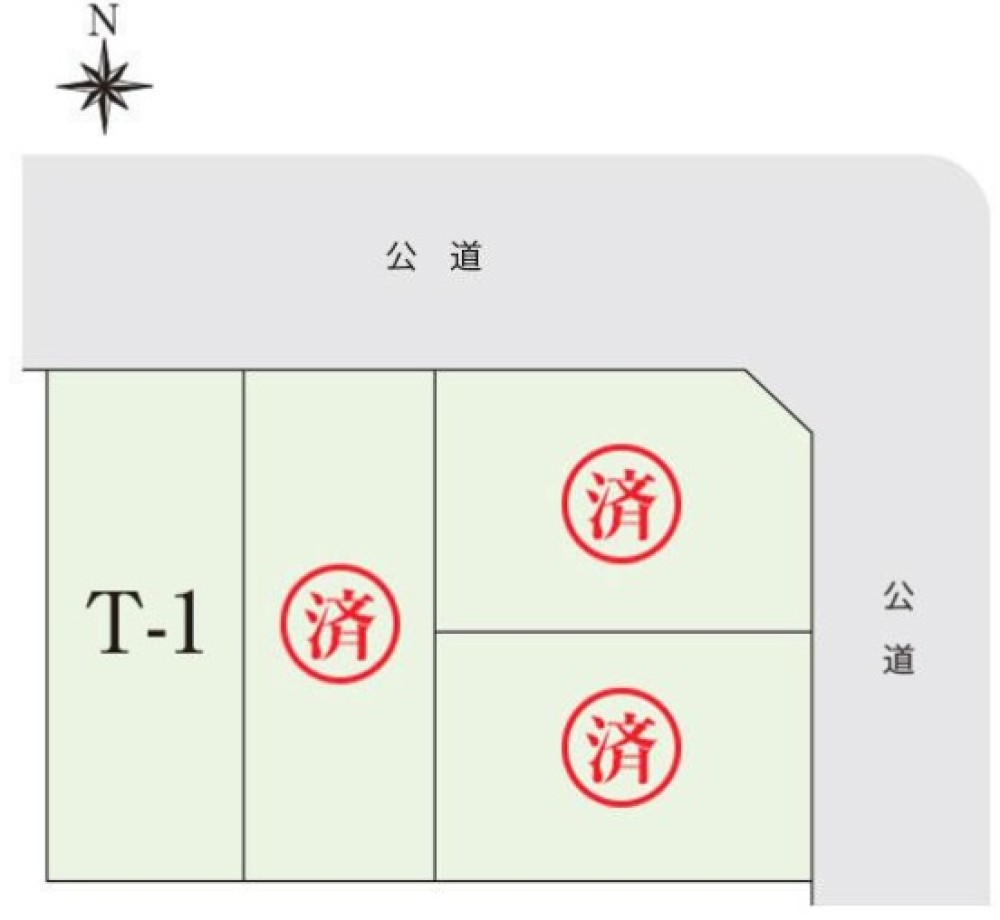 一宮市音羽　全4棟　T1 画像1