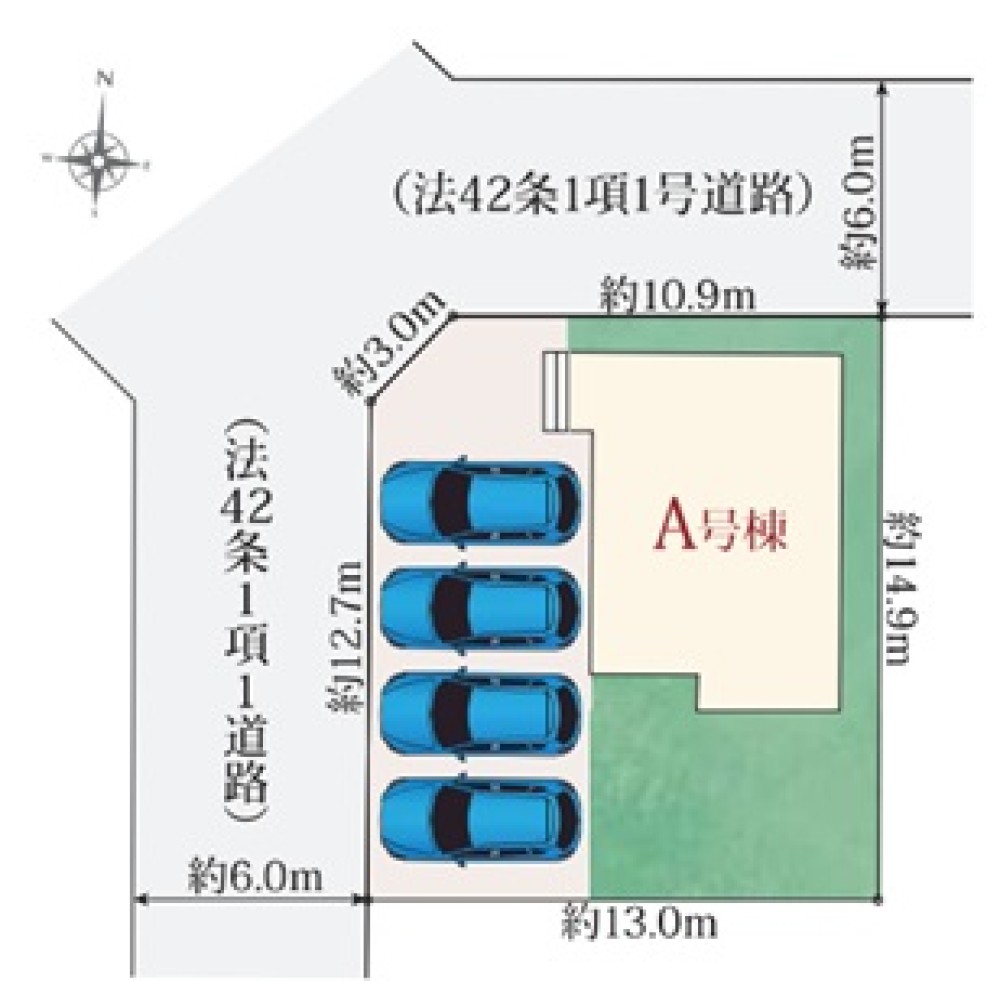 一宮市浅井町　全1棟　A号棟 画像1