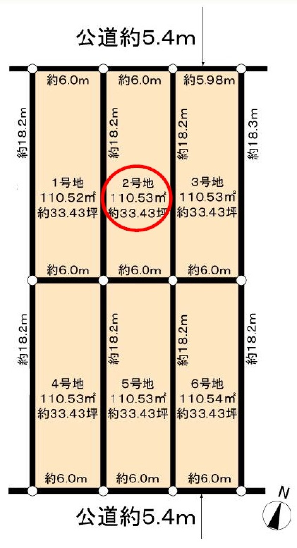 名古屋市南区観音町九丁目　全6区画　2号地 画像1