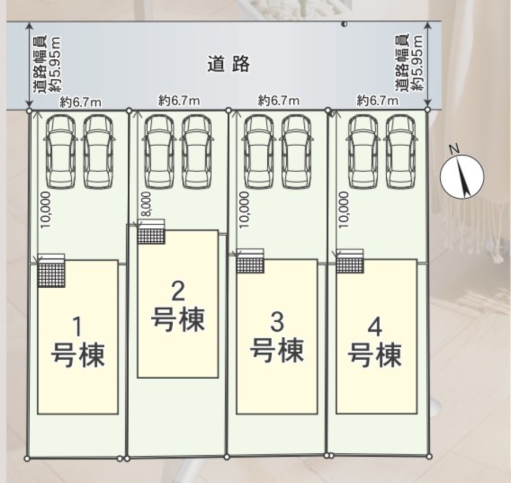 春日井市花長町第2　全4棟　1号棟 画像1