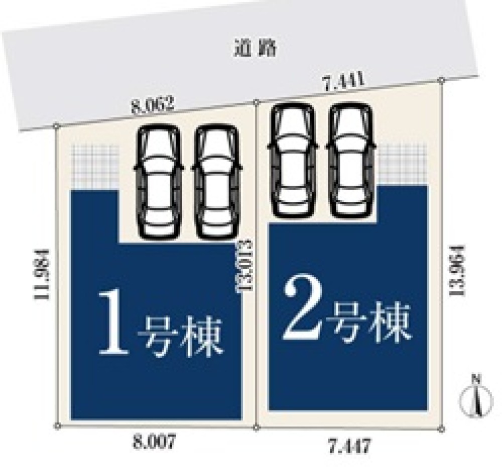 名古屋市中村区森田町　309②　全2棟　1号棟 画像1