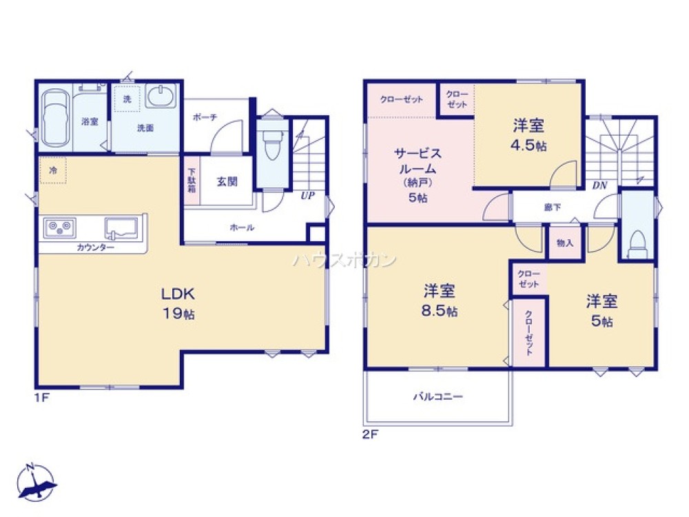 小牧市藤島町居屋敷第3　全1棟　1号棟 画像2