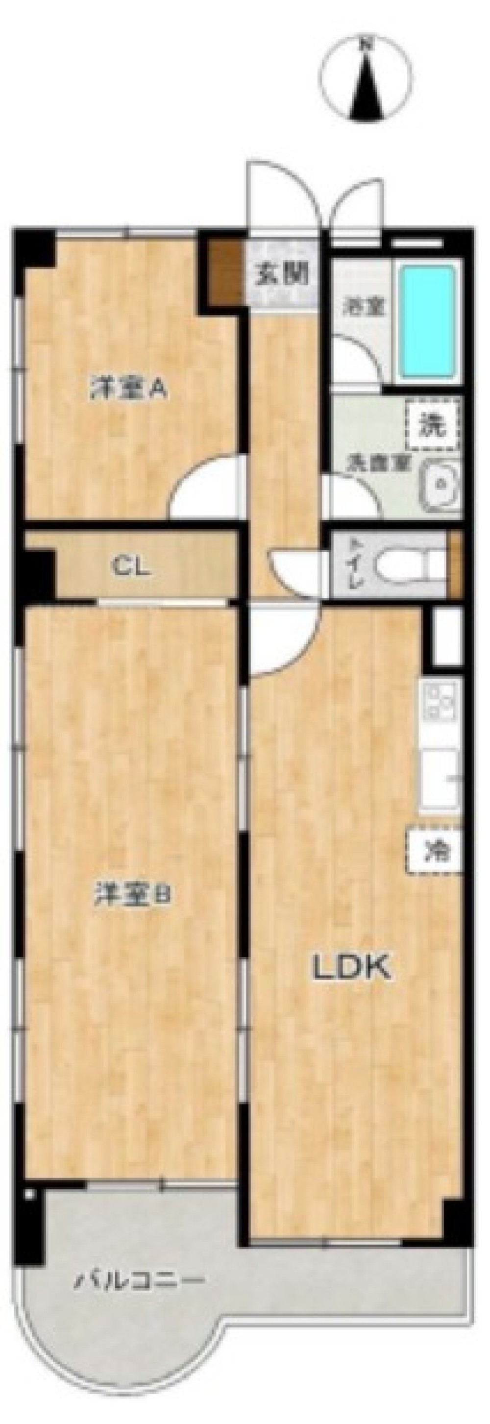 パレス第2三好 画像1