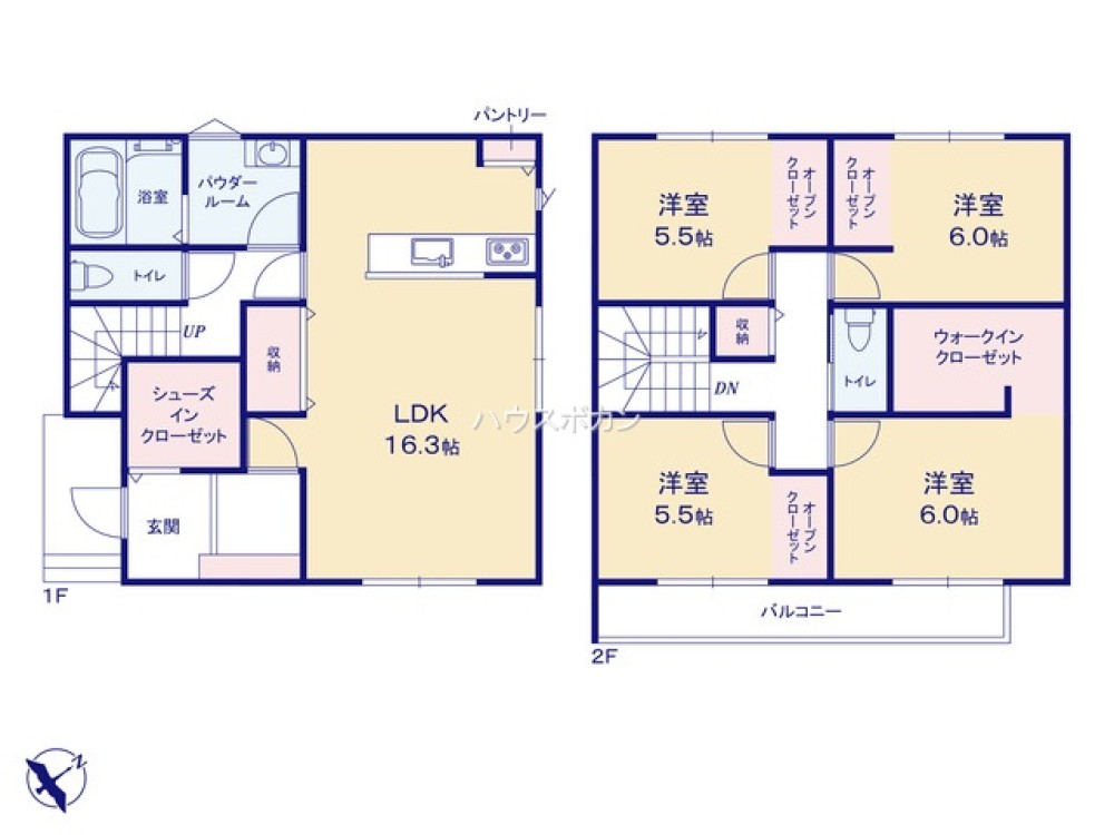 西尾市熊味町　全1棟　H棟 画像4