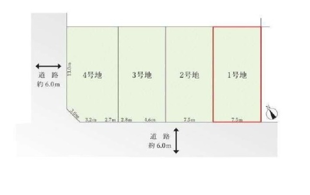 東海市大田町　1期　4区画　1号地 画像6