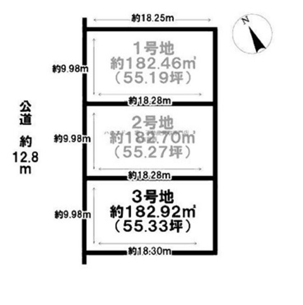 春日井市神屋町字御手洗　全3区画　3号地 画像1