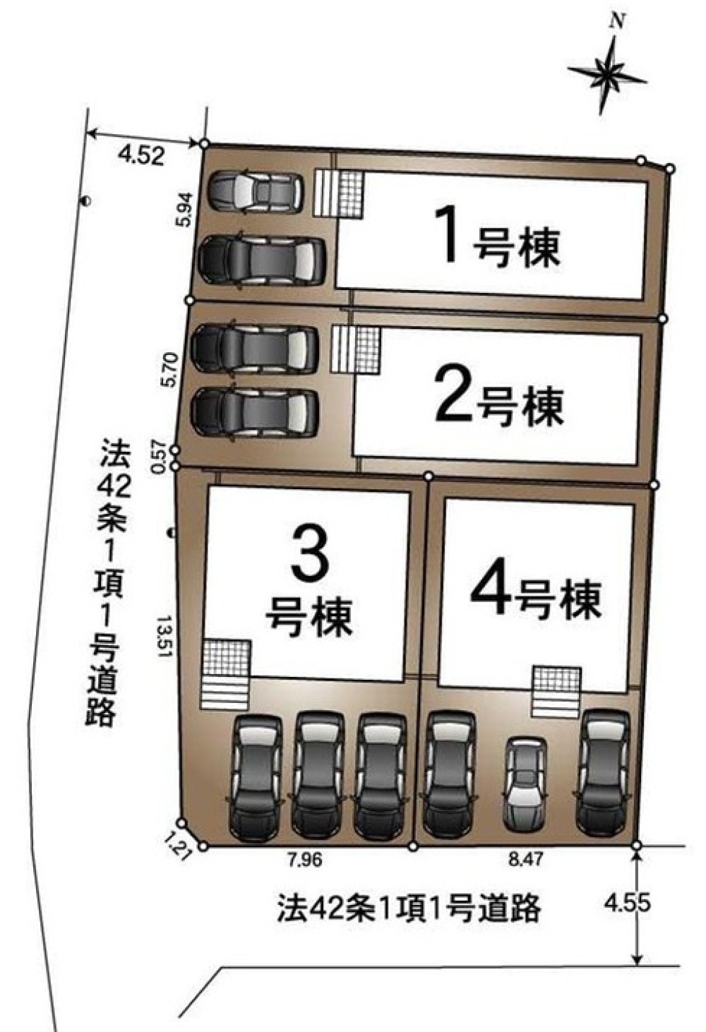 一宮市篭屋　第4　全4棟　3号棟 画像1