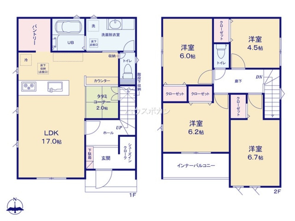 一宮市今伊勢町　01期　全3棟　3号棟 画像4