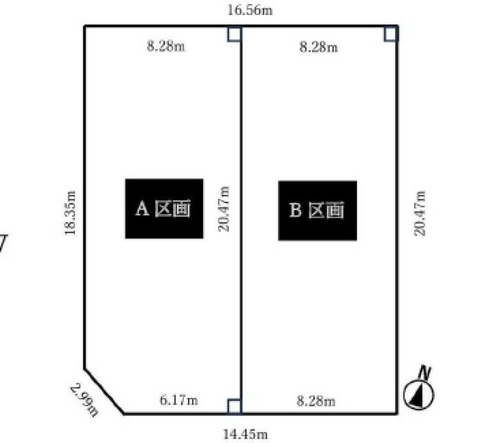 豊明市二村台七丁目　2区画　B号地 画像1