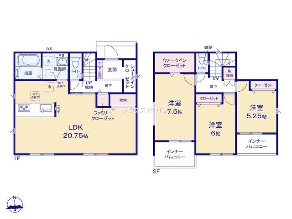 春日井市新開町2期　全1棟　1号棟 画像2