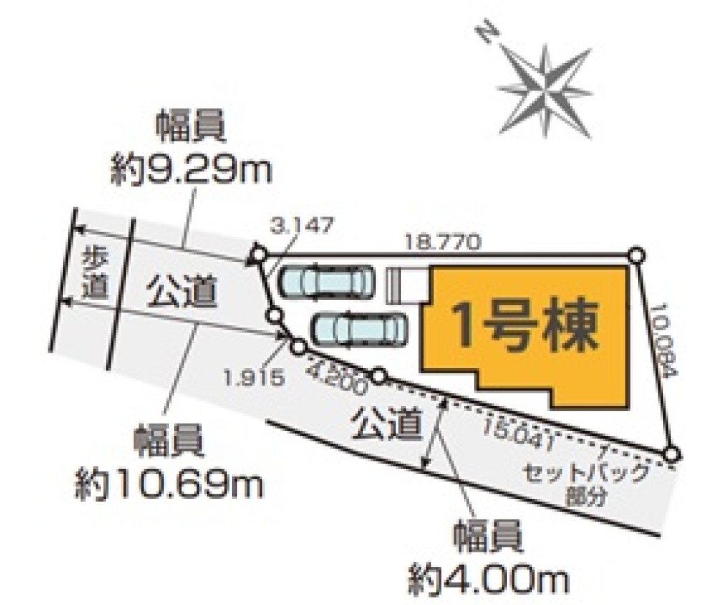 名古屋市中川区吉津　1期　全1棟　1号棟 画像1