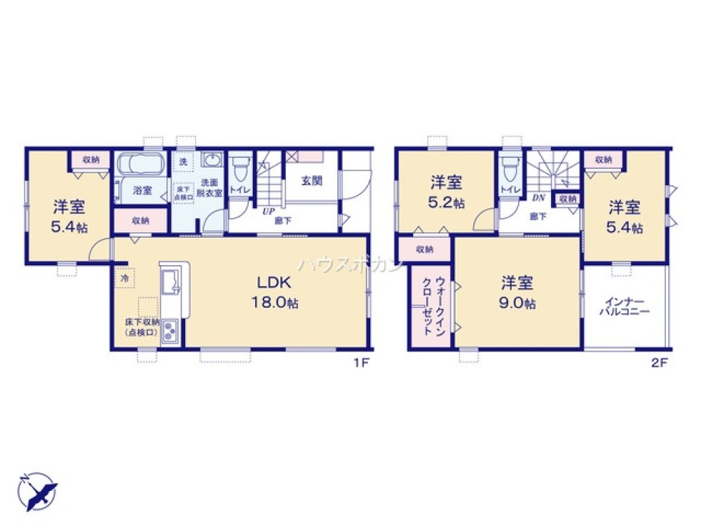 東海市名和町二反表　第2　全2棟　1号棟 画像4