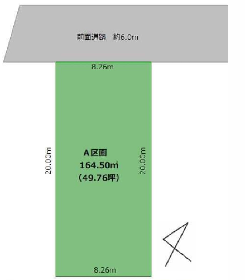 豊橋市牟呂内田町　全2区画　A区画 画像1