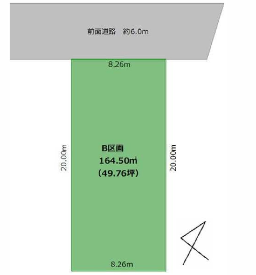 豊橋市牟呂内田町　全2区画　B区画 画像1