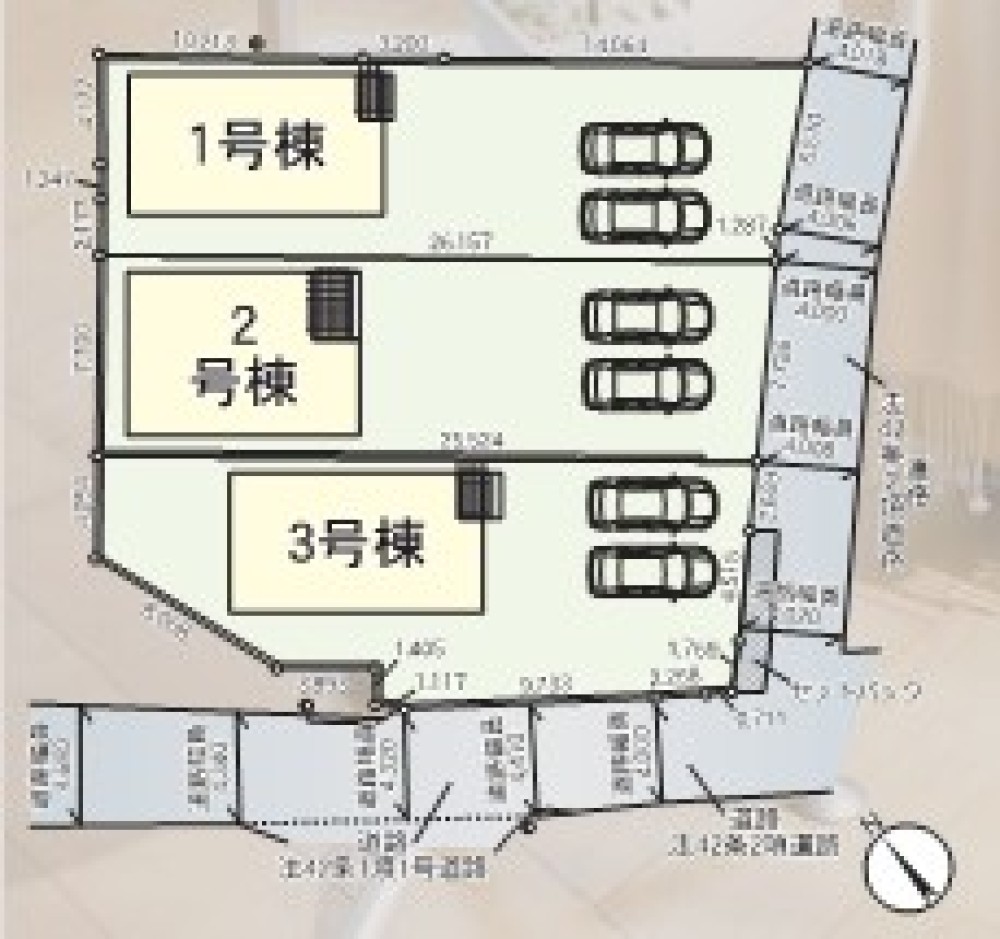 豊田市駒場町　第1　全3棟　1号棟 画像1