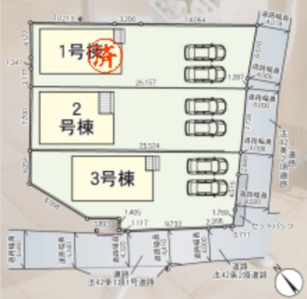 豊田市駒場町　第1　全3棟　3号棟 画像1