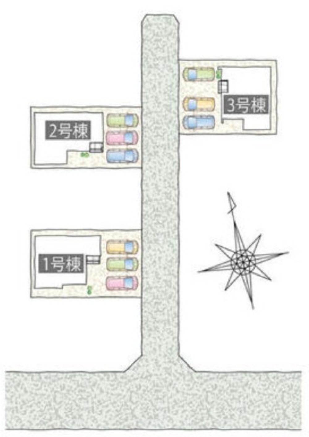 岡崎市北野町　全3棟　3号棟 画像1