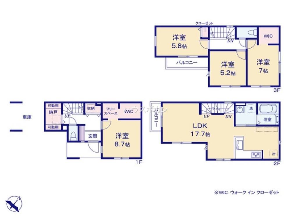 名古屋市中川区柳堀町　1期　全2棟　1号棟 画像6