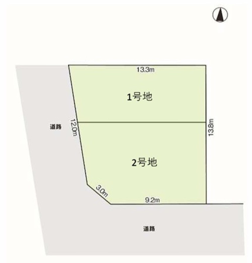 名古屋市中川区高畑　1期　全2区画　1号地 画像1
