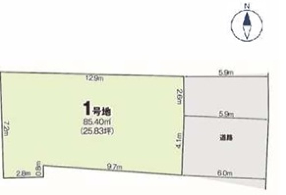 名古屋市中川区西日置　1期　全1区画　1号地 画像1