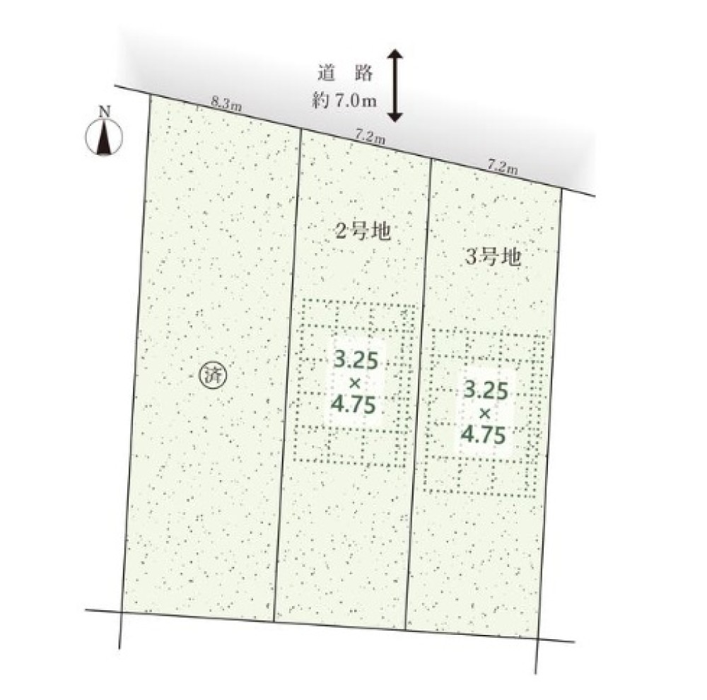 一宮市八幡　1期　全3区画　2号地 画像1