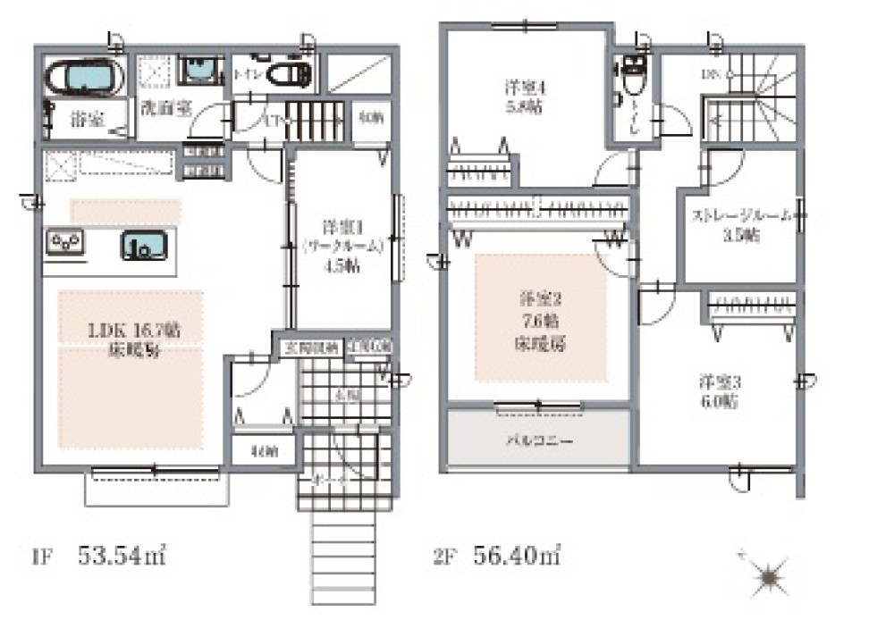 豊明市新栄町七丁目　全4棟　3号棟 画像2