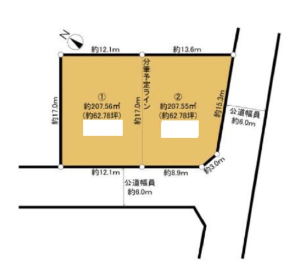 日進市赤池町　全2区画　1号地 画像1