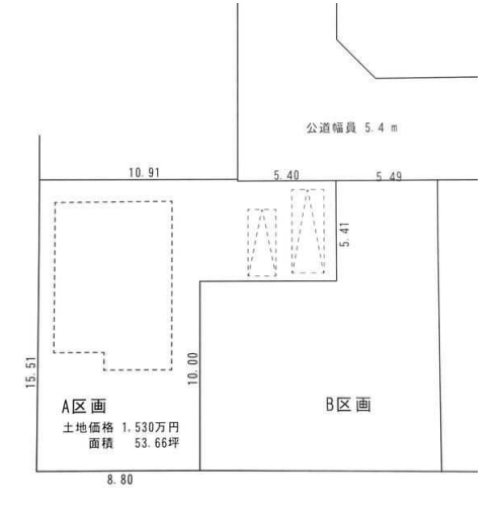 豊橋市弥生町　全2区画　A区画 画像1