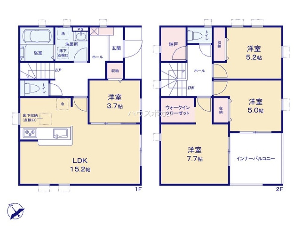 西尾市亀沢町第２　全2棟　1号棟 画像4
