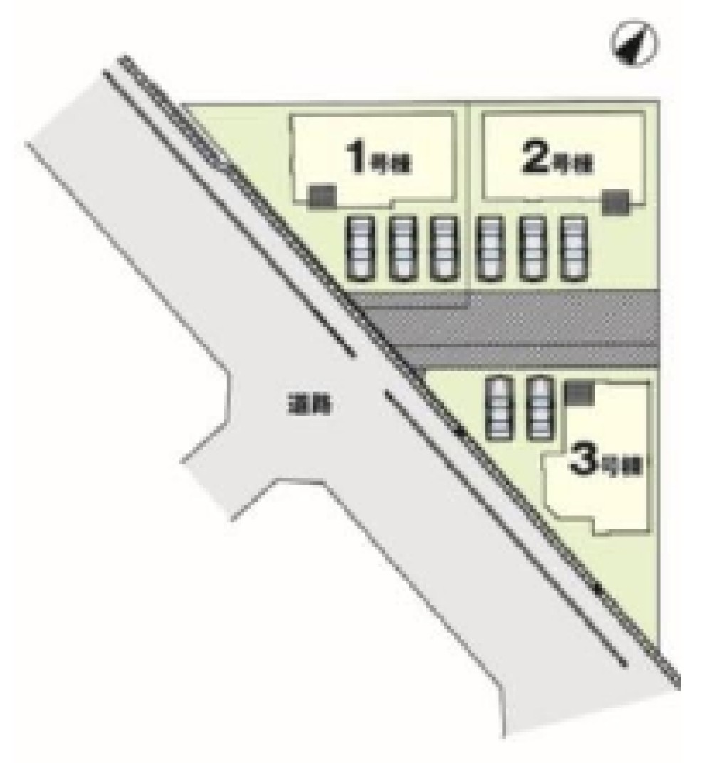 岡崎市中島町　全3棟　1号棟 画像1