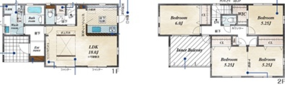 名古屋市緑区藤塚一丁目　全2棟　1号棟 画像2