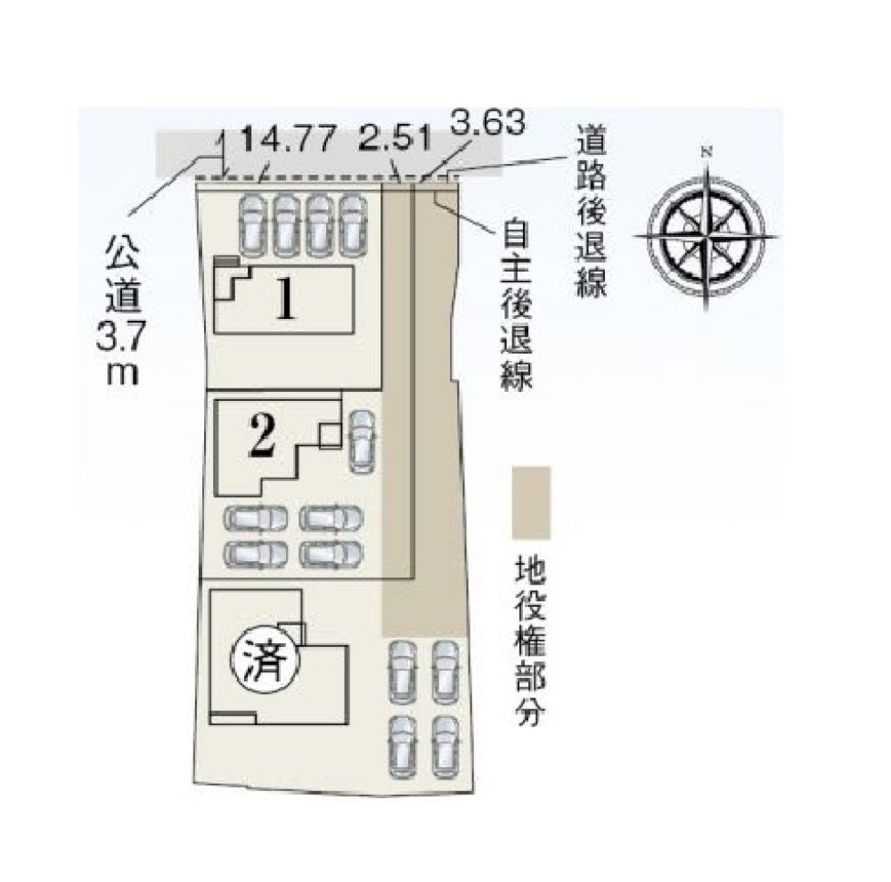 一宮市萩原町　第19　全3棟　1号棟 画像1