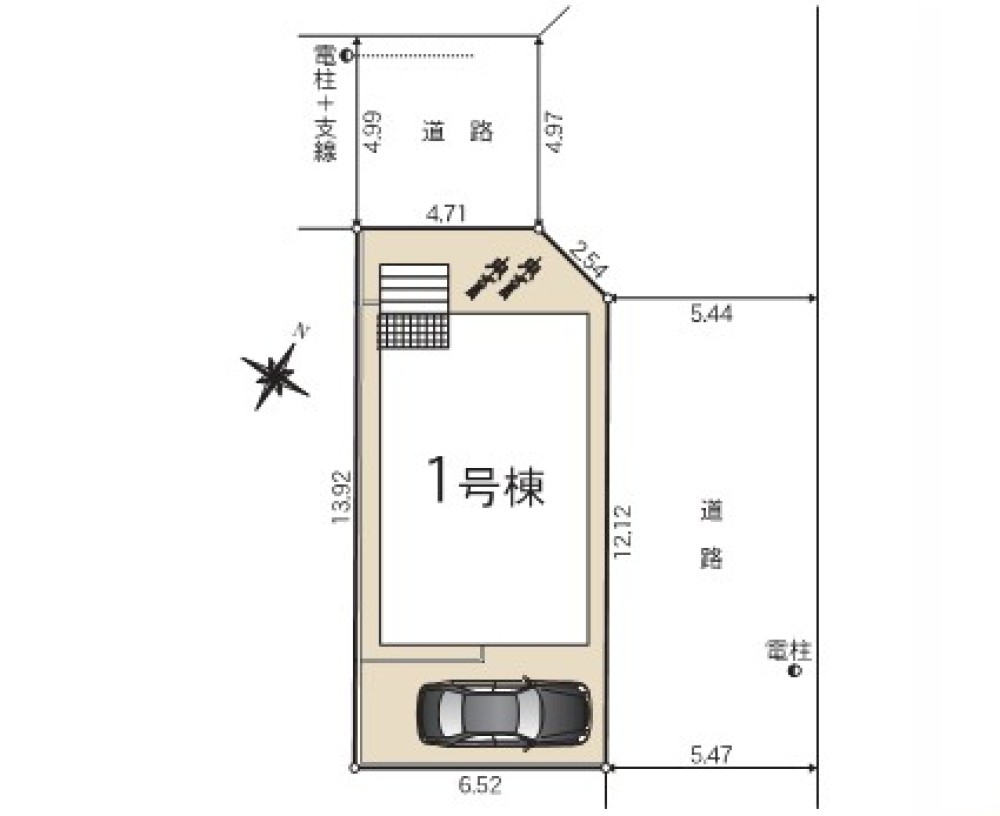 豊川市伊奈町　第27　全1棟　1号棟 画像1