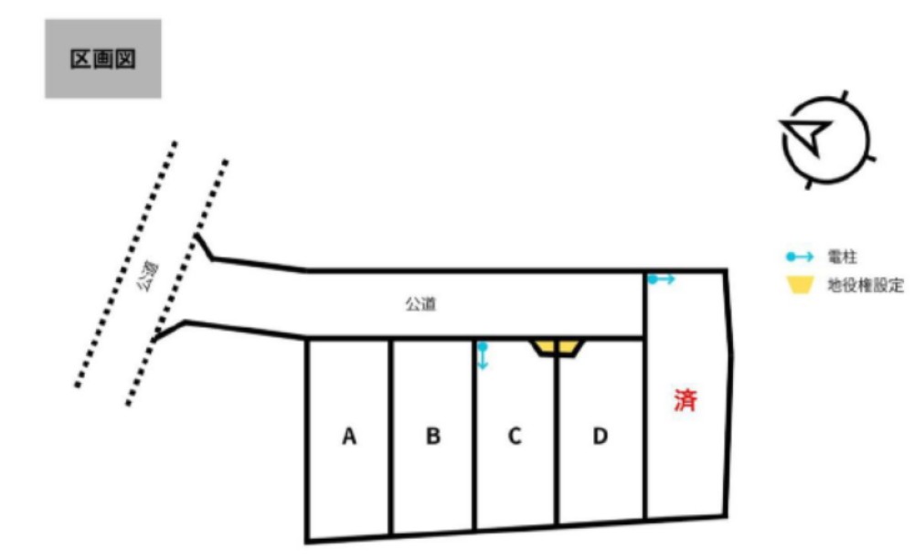 高浜市神明町　全5区画　D区画 画像1