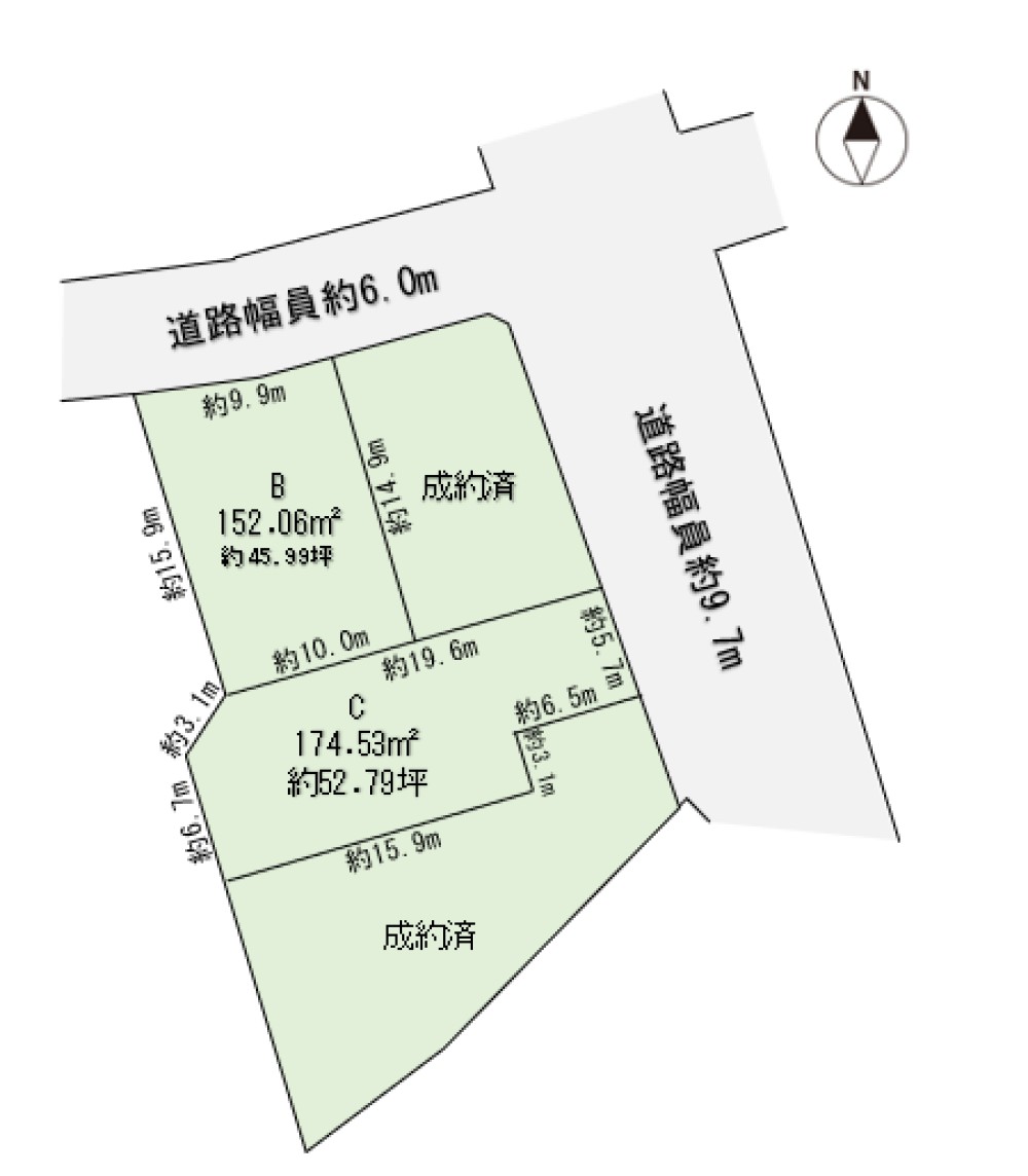 東浦町大字緒川　全4区画　B区画 画像2