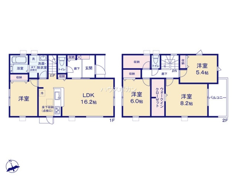 全居室収納豊富・ゆとりのある間取り◎