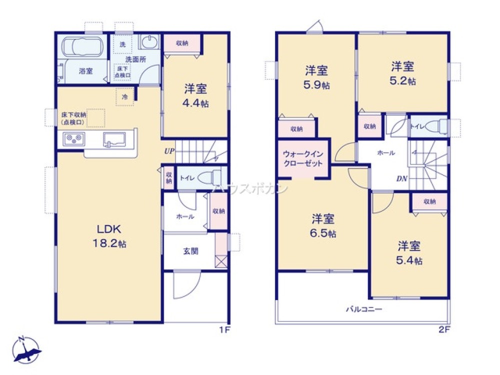 全居室収納豊富・ゆとりのある間取り◎