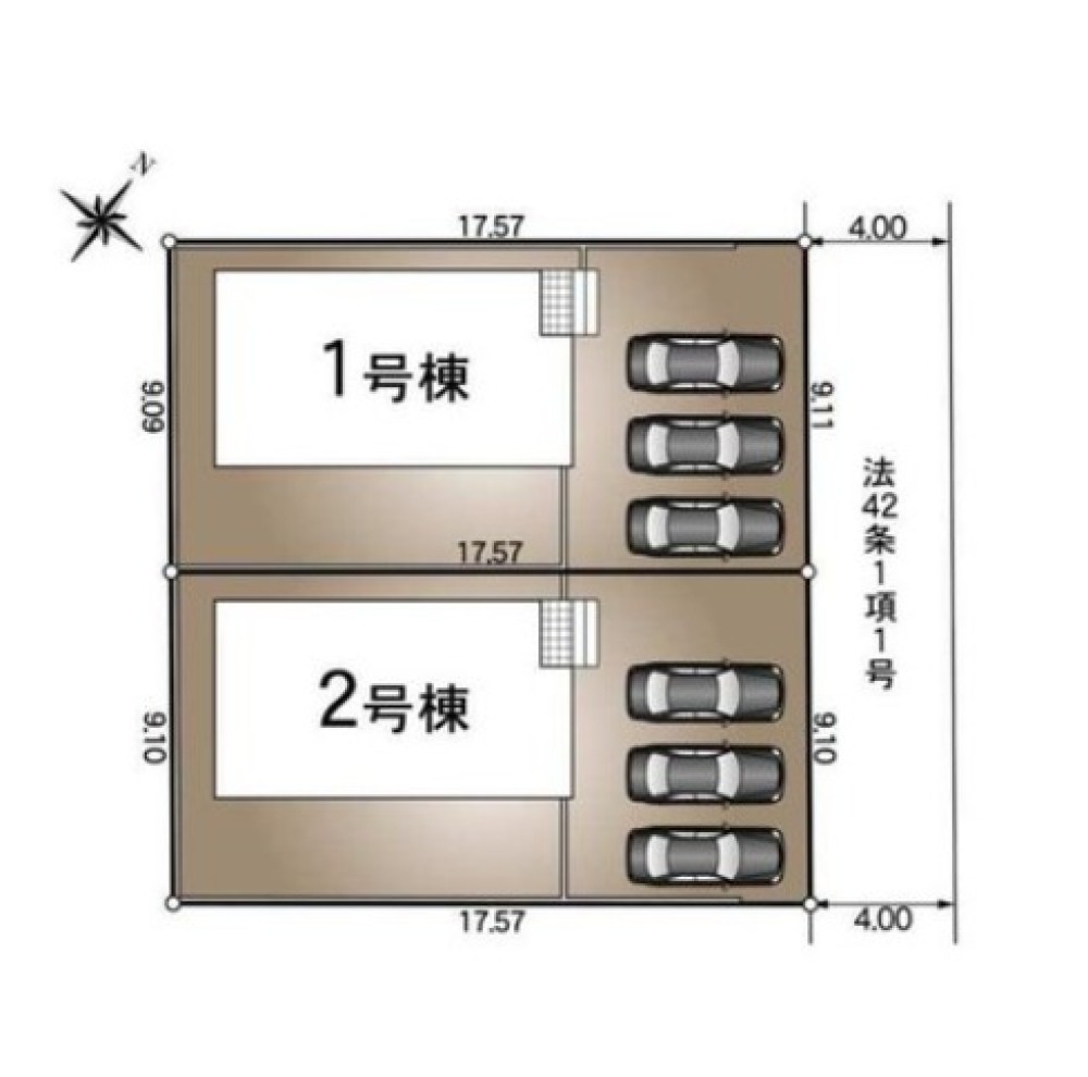 一宮市北今　第4　全2棟　1号棟 画像4