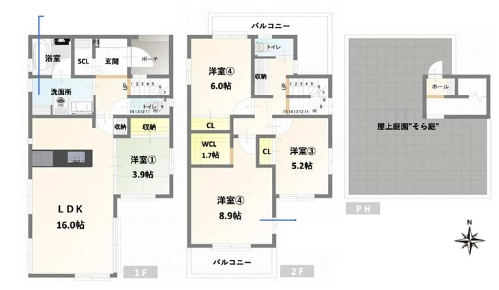 名古屋市中村区長筬町　3期　全2棟　B号棟 画像1