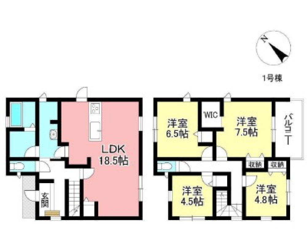 豊田市荒井町　全2棟　1号棟 画像2