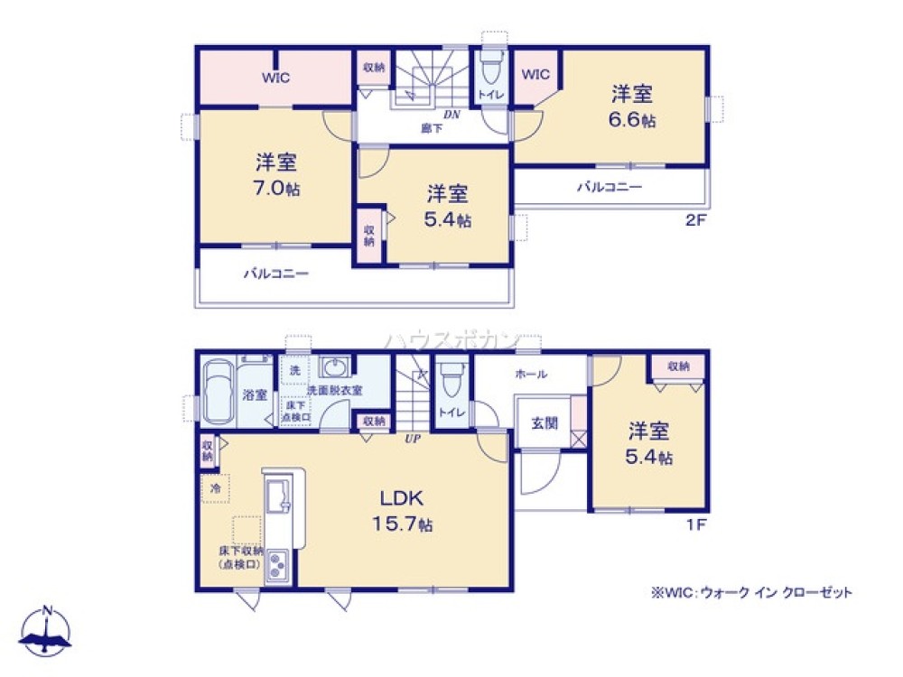 全居室収納豊富・ゆとりのある間取り◎