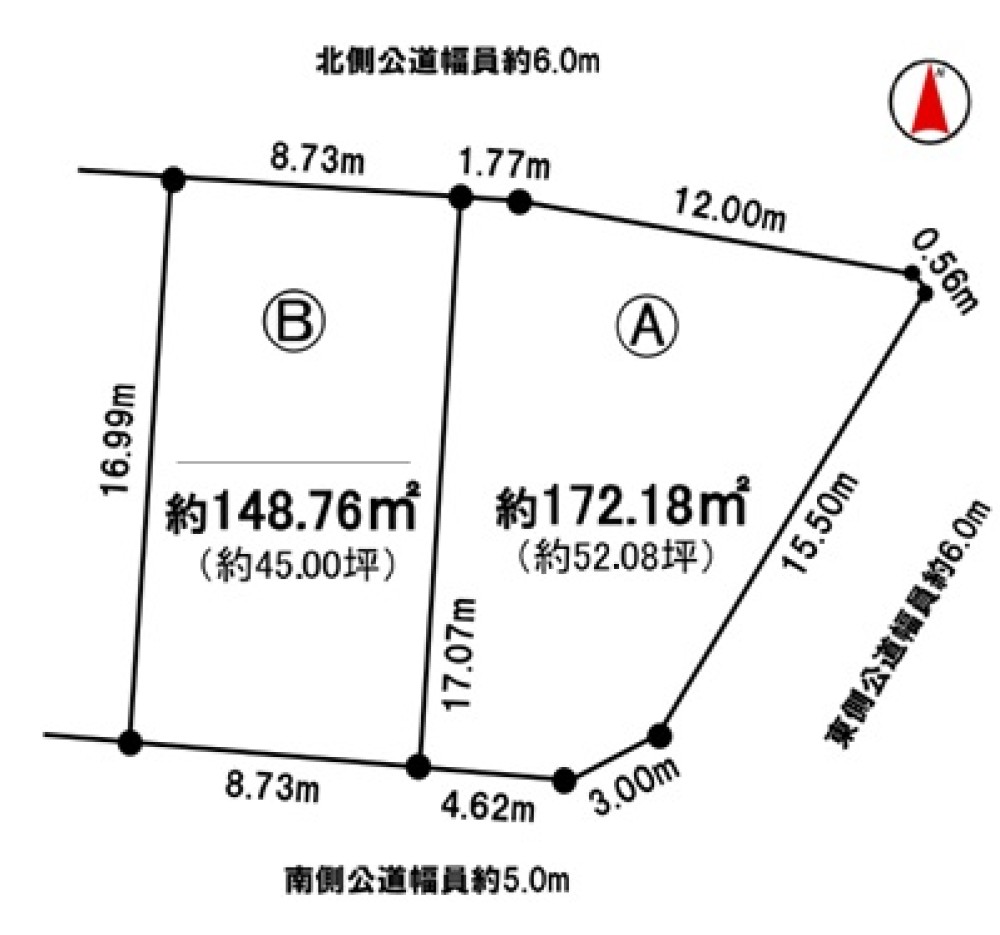小牧市岩崎獨山　全2区画　A区画 画像1