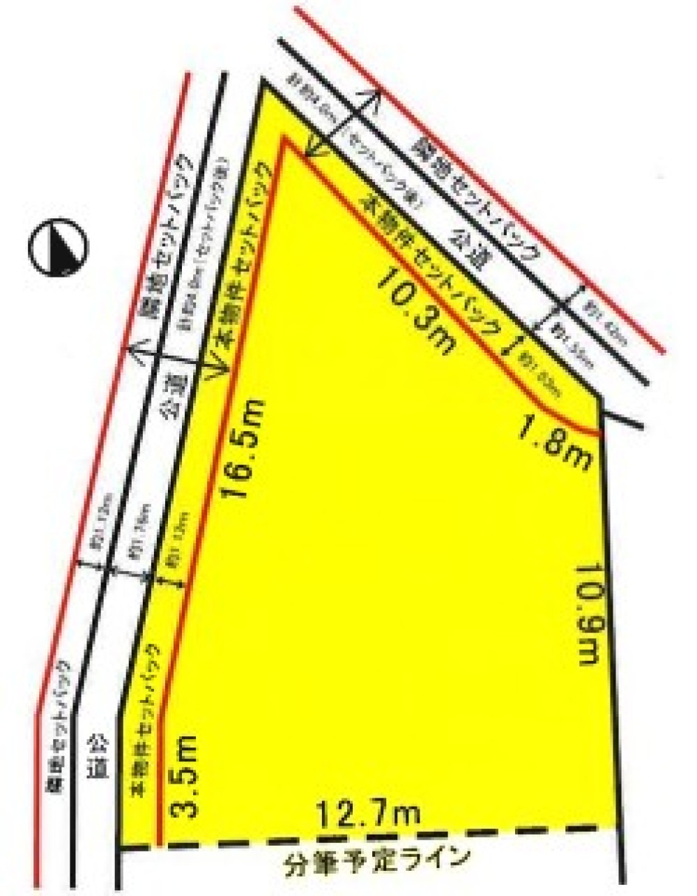 豊田市上丘町　全2区画　A区画 画像1