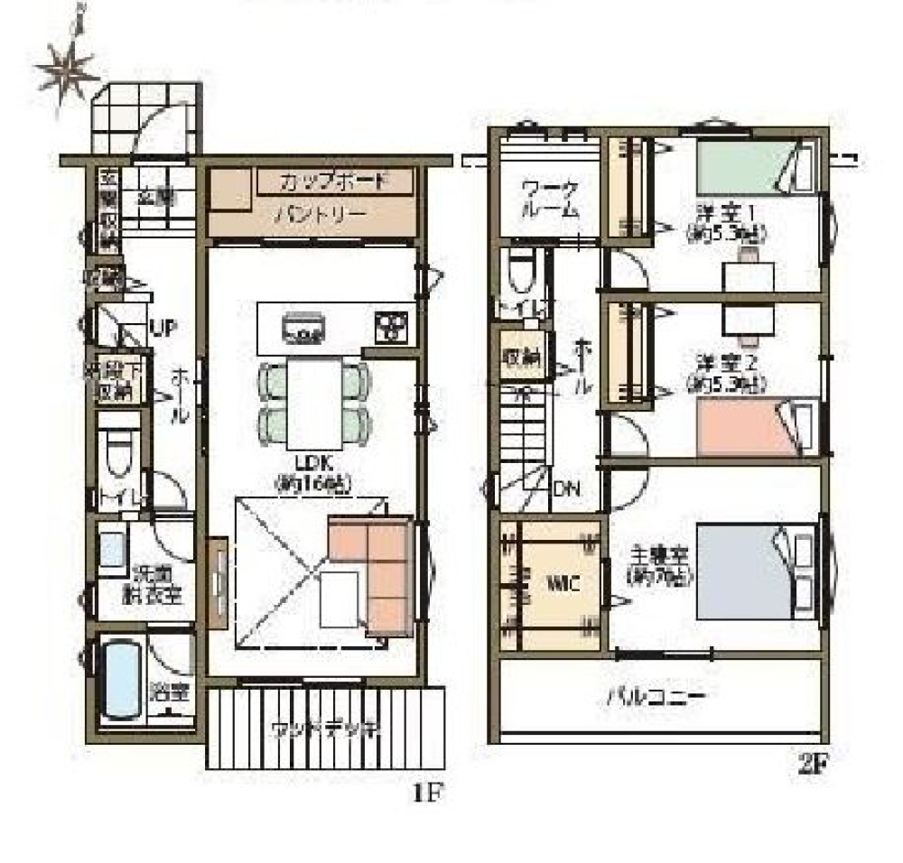 名古屋市天白区海老山町　全7区画　5号棟 画像2