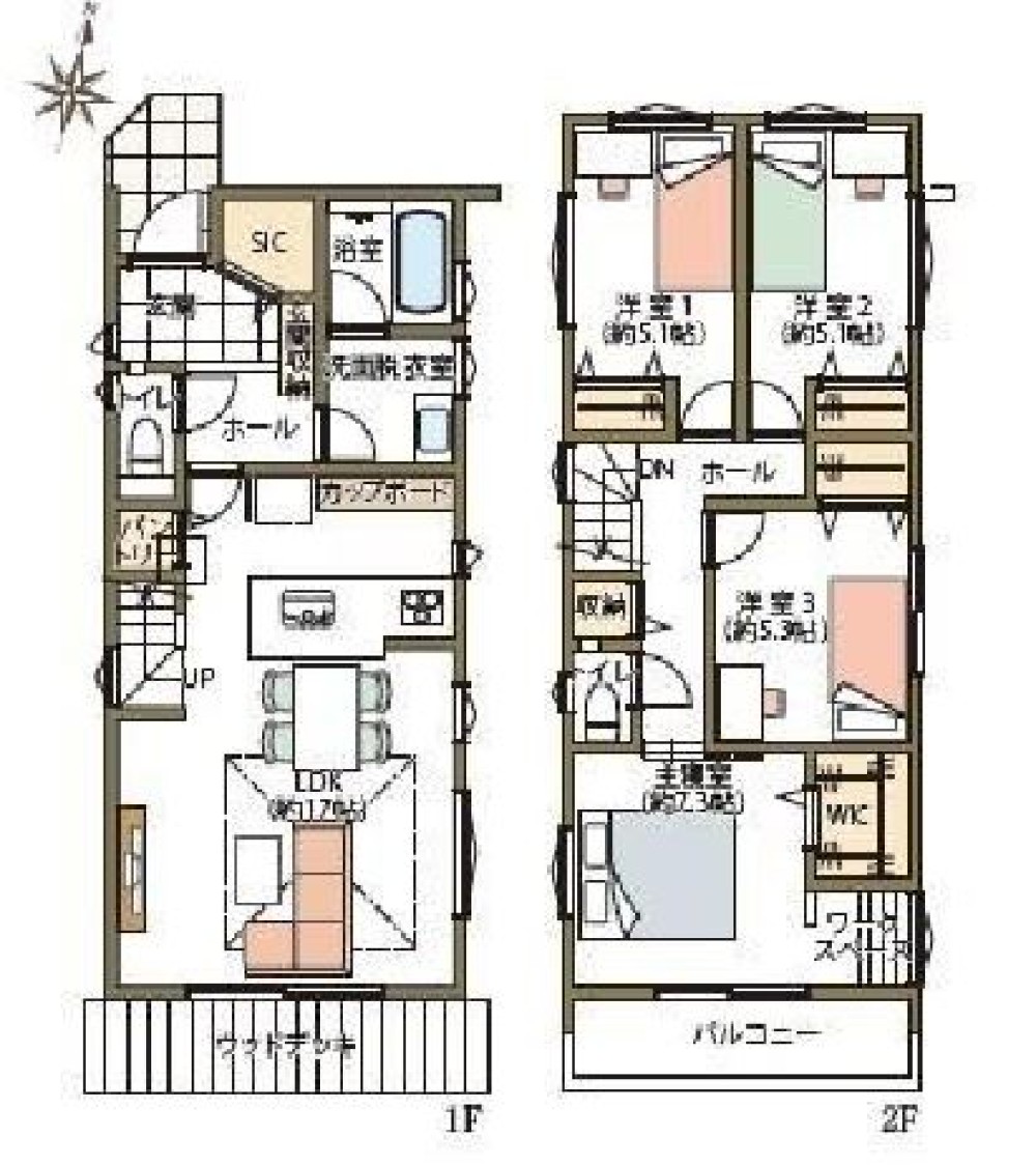 名古屋市天白区海老山町　全7区画　7号棟 画像2