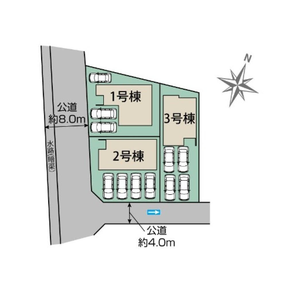 一宮市多加木　全3棟　3号棟 画像1